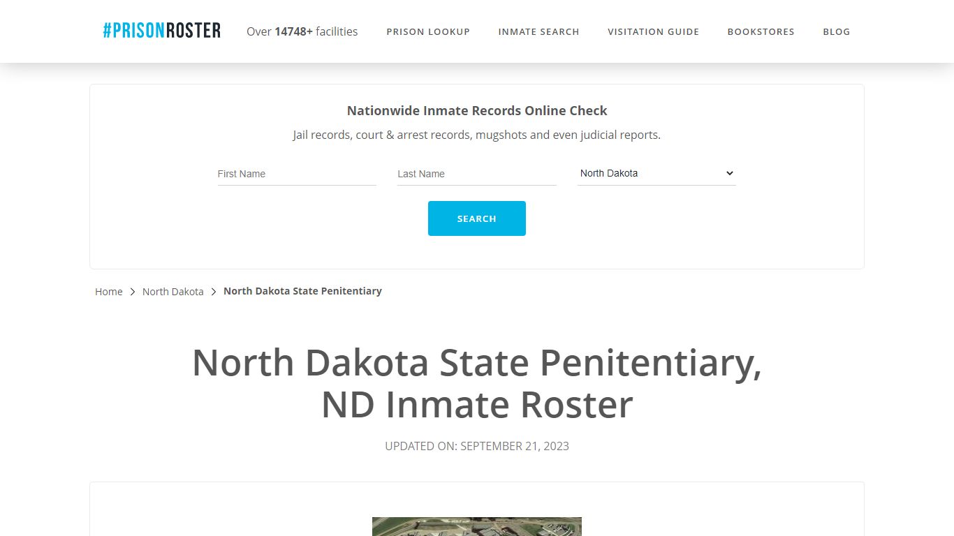 North Dakota State Penitentiary, ND Inmate Roster - Prisonroster